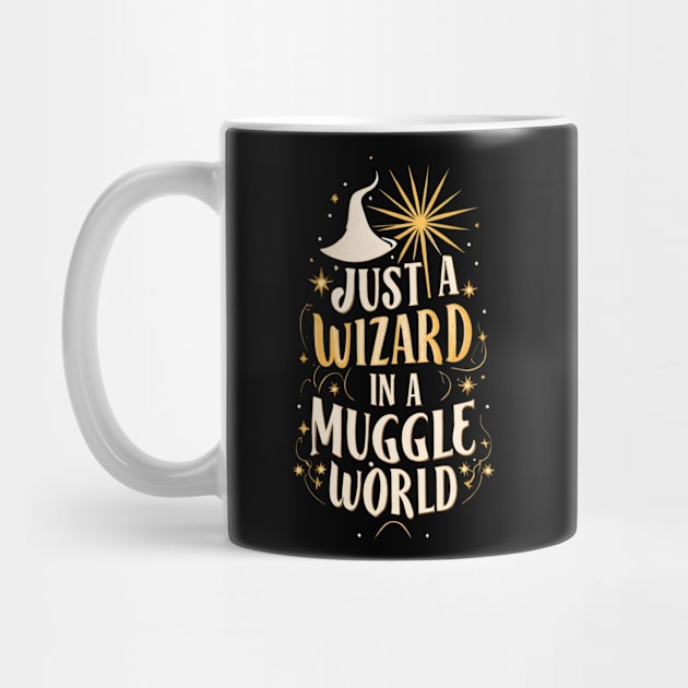 Just a Wizard in a Muggle World - Fantasy by Fenay-Designs